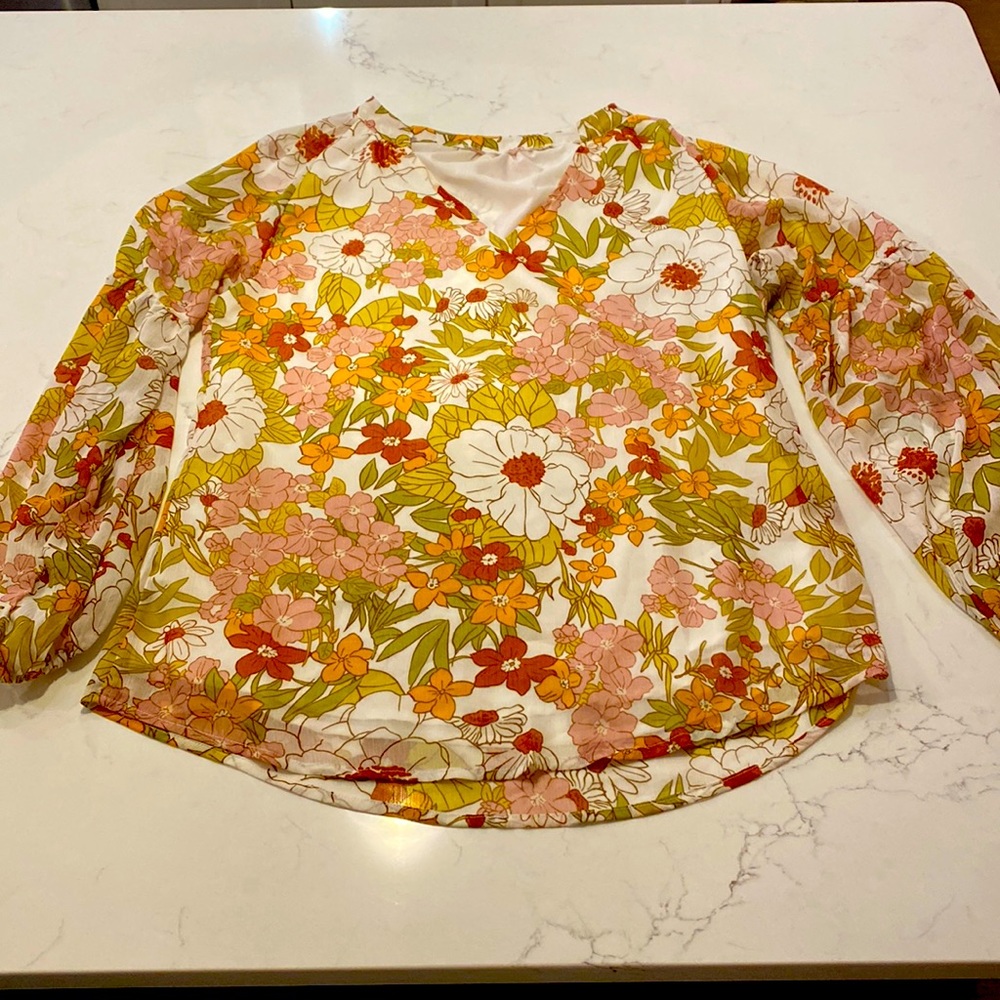 Women’s floral blouse